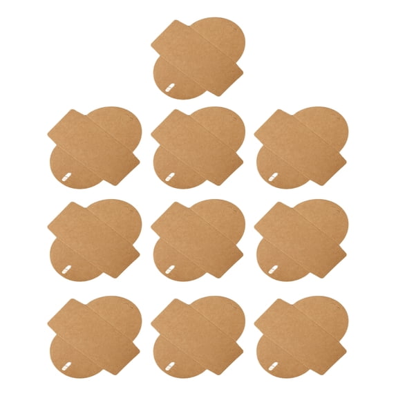 10Pcs/50Pcs Clasps Closure Brown Kraft Papers String Business Cardboard Envelope