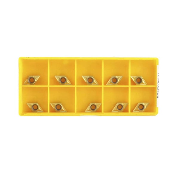10Pcs 55° DCMT070204 DCMT21.51 CNC Carbide Turning Insert, for Steel,SDNCN SDJCR