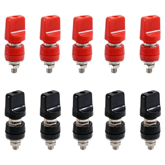 10Pcs 555B Current Binding 4mm Binding Post M6 Current Terminal Brass Terminal Binding Post