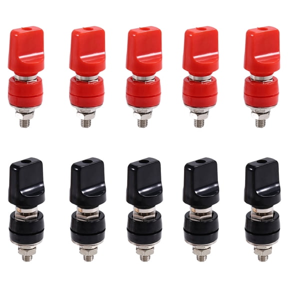 10Pcs 555B Current Binding 4mm Binding Post M6 Current Terminal Brass Terminal Binding Post