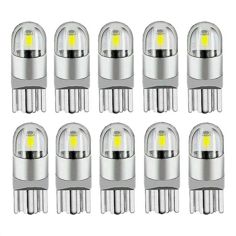 Cheap 2Pcs T10 W5W Led Bulbs 168 194 led 5w5 57SMD 3014 Chips Canbus Car  Interior Parking Light Auto License Plate Lamp White 6000K 12V