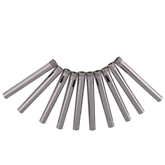 10Pcs 6Mm Diamond Coated Drill Bit Tile Ceramic Glass Hole Saws 5X0.6X0.6Cm Woodworking Tools Ferramentas Herramientas Brocas Fangkenuo