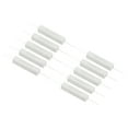 thumbnail image 1 of 10Pcs 8 Ohm Resistors, 10W Ceramic Cement Resistor Power Cement Resistor Kit Tolerance 5% for Power Adapters Audio, 1 of 4