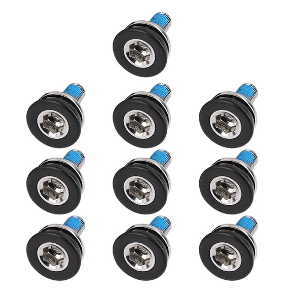 10Pcs 8'' Thread Inner Hexagon Threaded Screws Bikes Bottom Bracket Axles Bolts Bike 8'' Crank Screw 8mm Fixing Screws