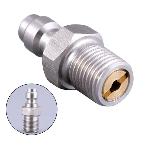 10Pcs 8mm Male Thread Quick Connection Valve PCP Fill Nipple Plug M10/1