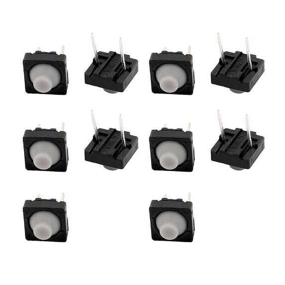 10Pcs 8mmx8mm Panel PCB Momentary Tactile Tact Push Button Switch 2 Pin DIP