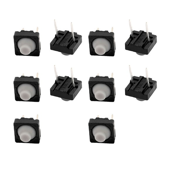 10Pcs 8mmx8mm Panel PCB Momentary Tactile Tact Push Button Switch 2 Pin DIP