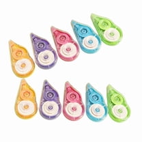 10Pcs 8mx5mm Correction Tape Roller Total 80m White Out Correction Tape