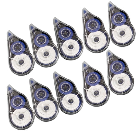10Pcs 8mx5mm Correction Tape Roller Total 80m White Out Correction Tape