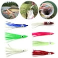 thumbnail image 1 of 10Pcs 9CM/2G Soft Squid Skirt Bait Luminous Realistic Silicone Saltwater Trolling Fishing Artificial Glow Octopus Lure Fishing Accessories, 1 of 8