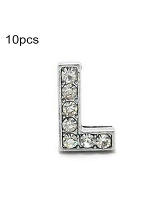  EXCEART 52pcs Rhinestone Letter Ring Jewelry Accessories A-z Letter  Charms Jewelry Bracelets Diy Pendant Bracelet Letter Rhinestone Letters  Iron on Bling Letters Crystal Beads Manual Metal : Arts, Crafts & Sewing
