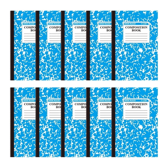 10Pcs A5 Marble Cover Sewn Journal Notebook, 60 Pages Thick Lined Paper Writing Notepad With Textured Finish, Portable Daily Planner For Work Office, Elegant Stationery Gift For Women Men