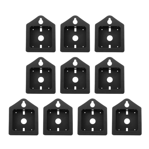 10Pcs ABS Clock Back Panel Fit 56x56x16mm Movement DIY Craft Replacement Part