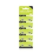 10Pcs AG1 Button Batteries LR621 LR60 SR621SW SR60 SR60L SR60 L621 TR621 SR621 LR621W 164 CX60 D364 GP364 364A For Watch