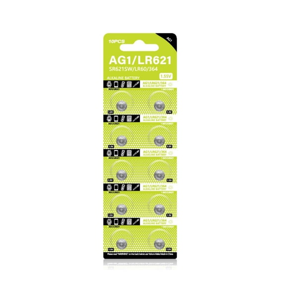 10Pcs LR521 AG1 Alkaline Batteries SR521SW SR521 AG521 S521E Alkaline Button Cell For Watch Toy Remote Control