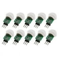 thumbnail image 1 of 10Pcs AM312 Mini Human Sensor Module IR Pyroelectric Infrared PIR Motion Detector Modules DC 2.7V to 12V, 1 of 8