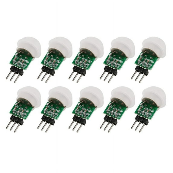 10Pcs AM312 Mini Human Sensor Module IR Pyroelectric Infrared PIR Motion Detector Modules DC 2.7V to 12V