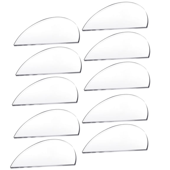 10Pcs Acrylic Blank Seating Cards Acrylic Name Cards Wedding Table Number Cards Transparent Place Cards