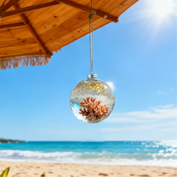10Pcs Acrylic Ornaments under $5! Bzdzmqm 2D Acrylic Decorative Pendants, Car Hanging Ornaments, Jellyfish Starfish Coral Decor, Home Wall Hanging, Creative Gift Idea