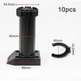 thumbnail image 1 of 10Pcs Adjustable Cabinet Feet Adjustable Kitchen Cabinet Feet Adjustable Feet, 1 of 8