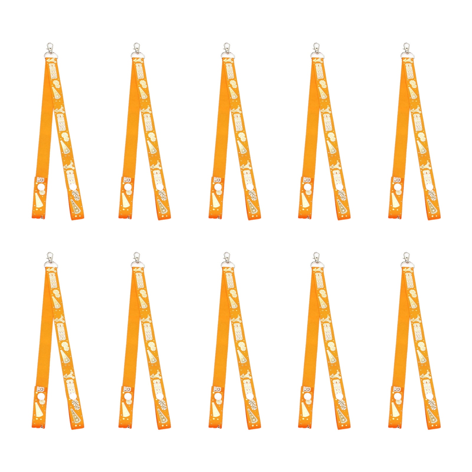 10Pcs Adjustable Cheer Pompon Holder Pompon Strap Lanyard Storage ...