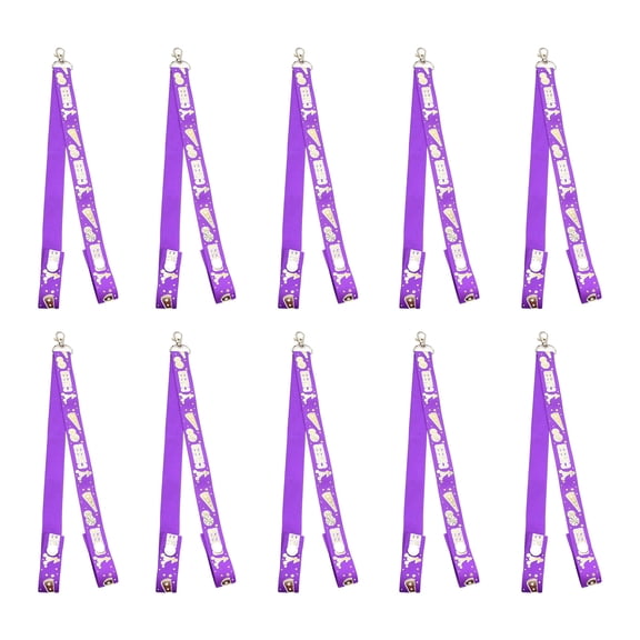 10Pcs Adjustable Cheerleader Pompon Holder Strap with Buckles Cheerleading Accessories for Cheer Backpack Easy to Use