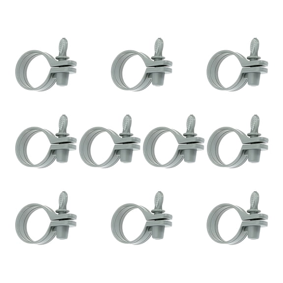 10Pcs Adjustable Hose Clamp For Swimming Pool Maintenance Screw Key Hose Clamps Plastic Filter Pumps Connector Clips