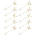 thumbnail image 1 of 10Pcs Adjustable Jeans Waist Tighteners Flower Safety Pin Cardigan Collar Pin, 1 of 11