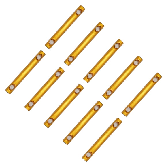 10Pcs Aluminum Alloys Rope Buckles Two Hole Rope Guyline Adjuster Tent Tensioners Guyline Cord Fasteners Hardware