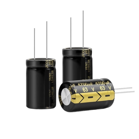 10Pcs Aluminum Electrolytic Capacitor 63V4700UF 22x40 High Frequency Low ESR Low Resistance Capacitors