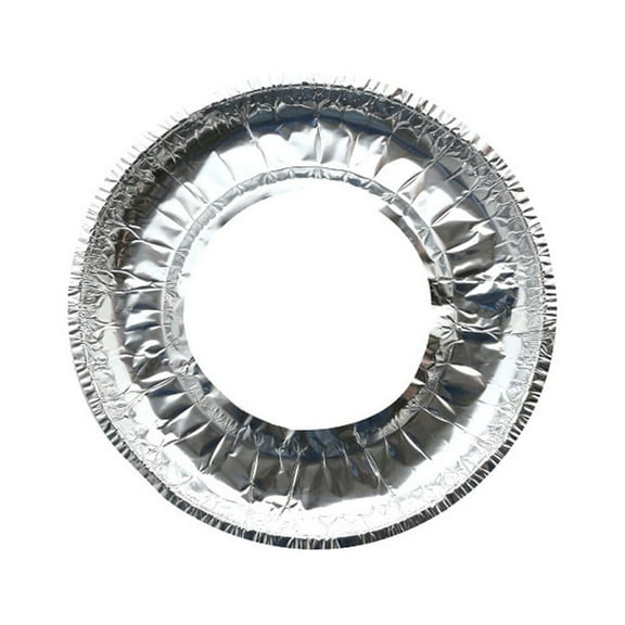 10Pcs Aluminum Foil Round Stove Burner Covers Disposable Heavy Thick Quality Bib Liners Drip Pans Gas Range Top Protectors Wholesale 9