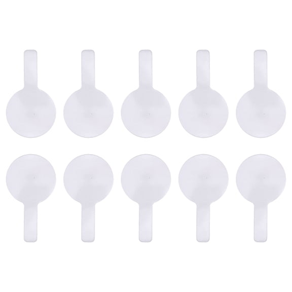 10Pcs Answer Paddles Handheld Double Sided Paddles Small Whiteboards Erasable Paper Sign Auction Paddles for Classroom