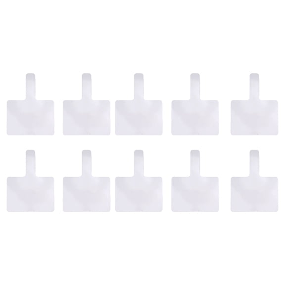 10Pcs Answer Paddles Handheld Double Sided Paddles Small Whiteboards Erasable Paper Sign Auction Paddles for Classroom