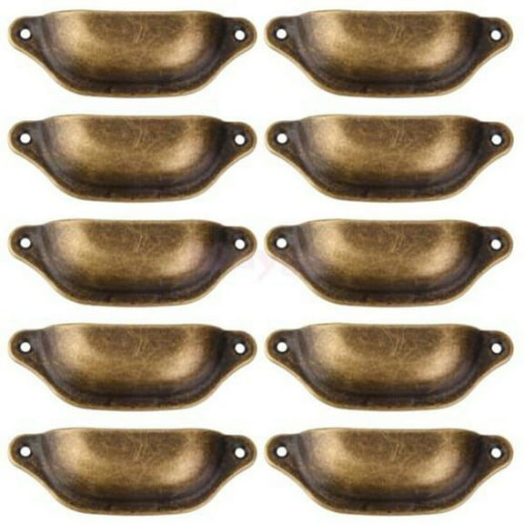 10Pcs Antique Drawer Handles Furniture Pull Handle Kitchen Cupboard Pull Retro Cabinet Drawer Knob Furniture Hardware