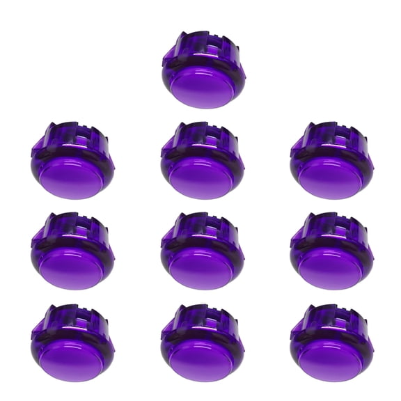 10Pcs Arcade Push Button Video Game Console Start Cion Switches 24mm/30mm Game Start Resetting Switches Controller