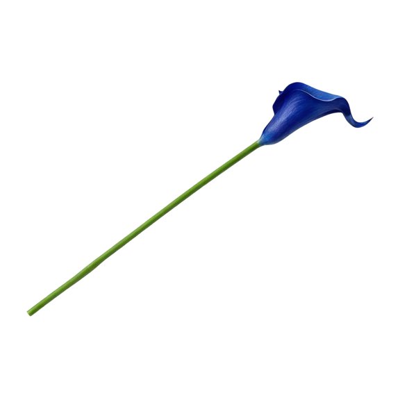 10Pcs Artificial Calla Lily Blue Real Touch Faux Flowers for Wedding Bouquet, Bride Bridal Shower, Spring Home Kitchen Table Decor, Artificial Lilies for Centerpieces, Party Decorations