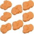 thumbnail image 1 of 10Pcs Artificial Chicken Nuggets Fried Chicken Molds Plastic Simulation Lifelike Food Model Realistic Meat Props Sample for Party Home Kitchen Decoration Shop Display Photography Props, 1 of 5