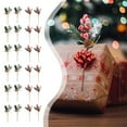 thumbnail image 1 of 10Pcs Artificial Christmas Picks with Berries Pinecone Faux Assorted Red Berry Picks Stems Branches for Xmas Floral Arrangement Wreath Winter Holiday Crafts Decor, 1 of 7