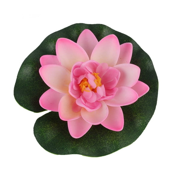10Pcs Artificial Floating Water Flowers! Usloyux EVA Lotus Flowers for Pond Decoration, Fake Floating Flowers for Water Garden, Decorative Water Lilies for Pool, Realistic Artificial Flowers for