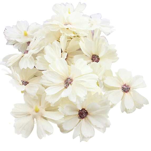 10Pcs Artificial Flower Realistic Wide Usage Vibrant Color Photography Prop Simulation Chrysanthemum Head Party Supplies