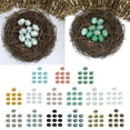 thumbnail image 1 of 10Pcs Artificial Mini Crystal Eggs, Easter Egg Decoration, 0.79", 1 of 3