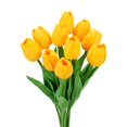 thumbnail image 1 of 10Pcs Artificial Tulips Flowers, Real Touch Latex Fake Tulips Flowers for Decoration 13.5" Floral Arrangement Bulk Flowers for Vase Centerpieces Wedding Party, Yellow, 1 of 7