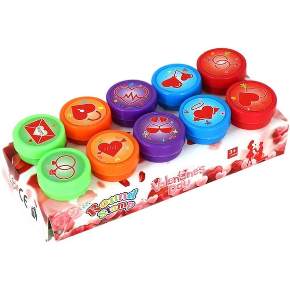 10Pcs Assorted Stamps, Self-Inking Cartoon Fruit Vegetables Insects Stamp Stocking Stuffer Goody Bag Filler Party Favor