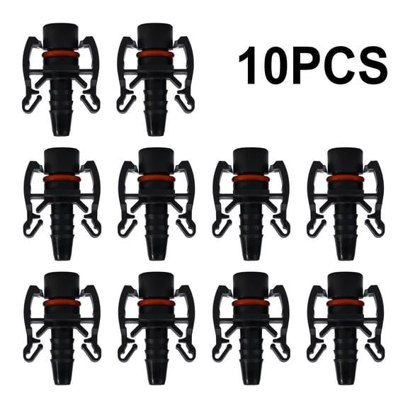 10Pcs Auto Car Expansion Water Tank Water Hose Straight Connect Connector