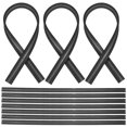 thumbnail image 1 of MERRYHAPY 10- Black Rubber Wiper Blades for Frameless Windshield Replacement, Car Wiper Accessories, 1 of 6