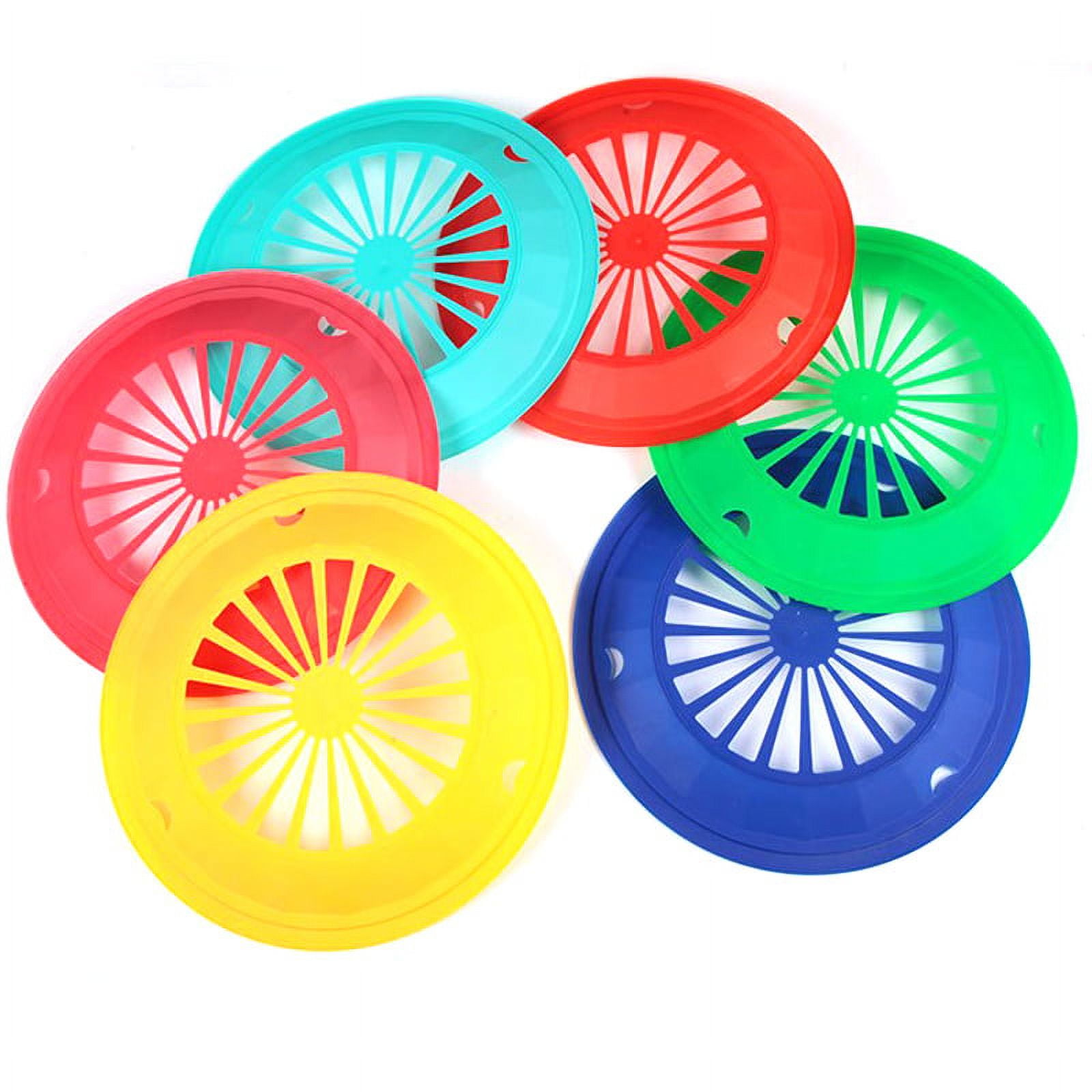 10Pcs BBQ Paper Plate Holder Plastic Dinner Plates Reusable Barbecue