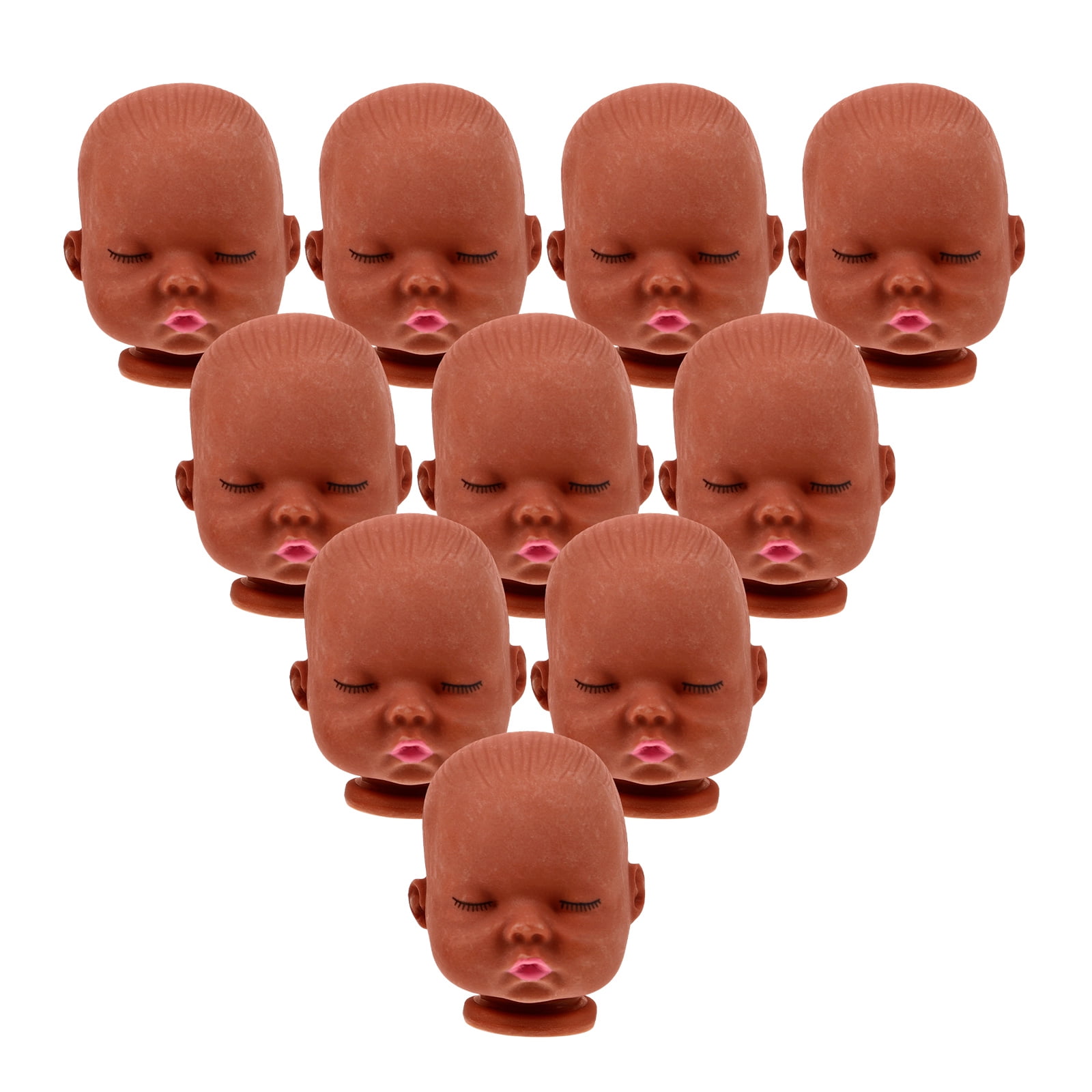 Plastic baby doll heads in bulk sale