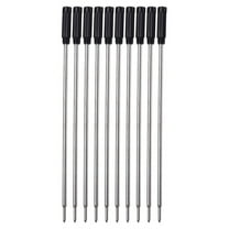 10Pcs Ballpoint Pen Refills Black/Blue 0.5mm for Most Metal Ballpoint Pens