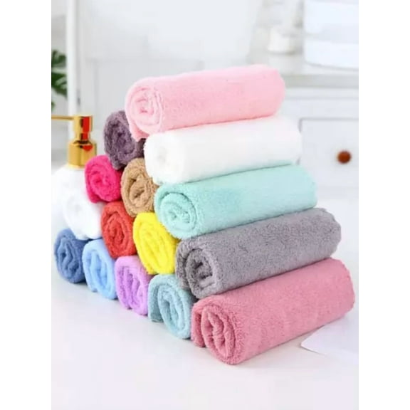 10Pcs Bamboo Fiber Kitchen Towels - Non-Linting, Highly Absorbent Dish Cloths