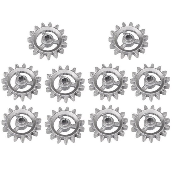 10Pcs Barbecue Frame Gear Replacement Parts Heat Accessories Automatic Revolving Mini Hardware Wheel Aluminum